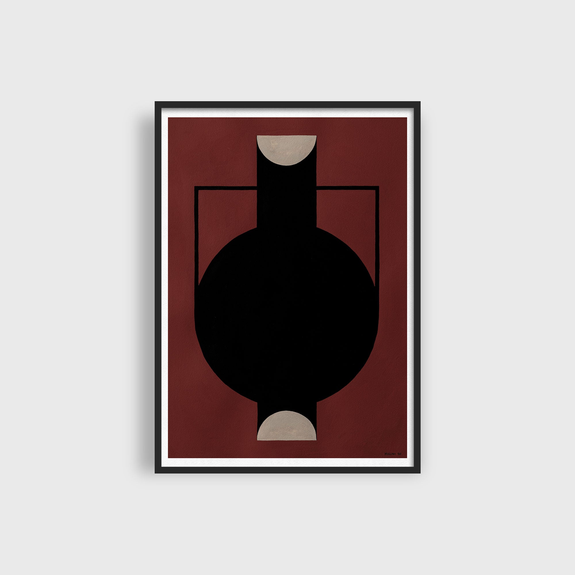 SILHOUETTE OF A VASE 04