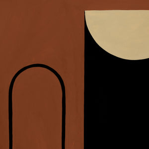 Silhouette Of A Vase 23 / Gouache On Paper